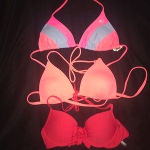 BUNDLE 3 Sets of Pink/Orange Bikinis